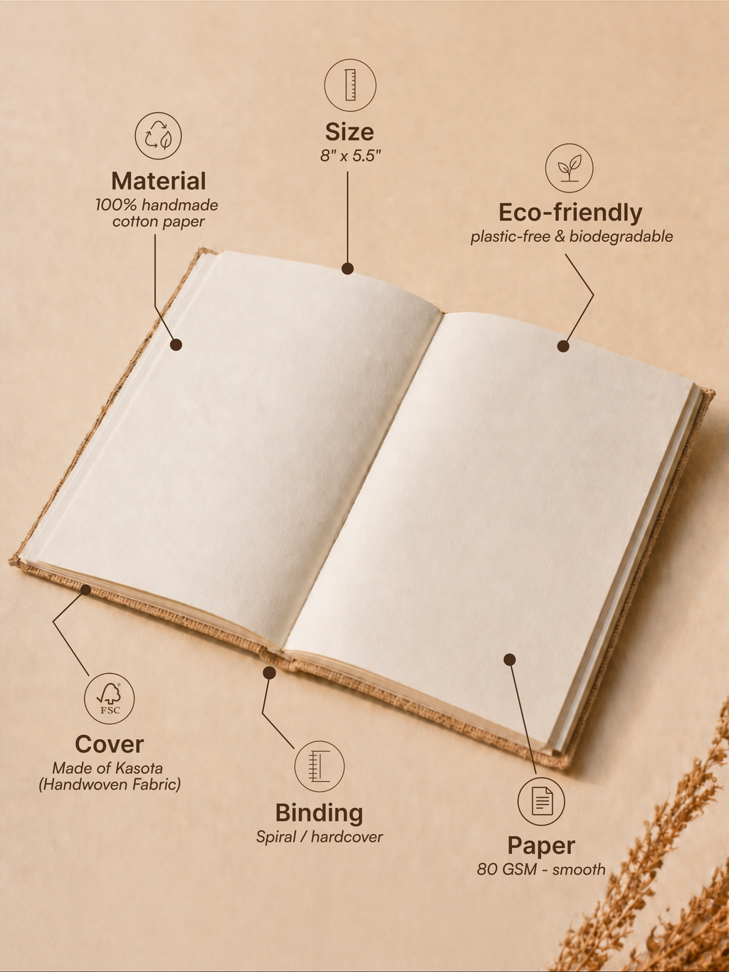 Hand Woven Notebook