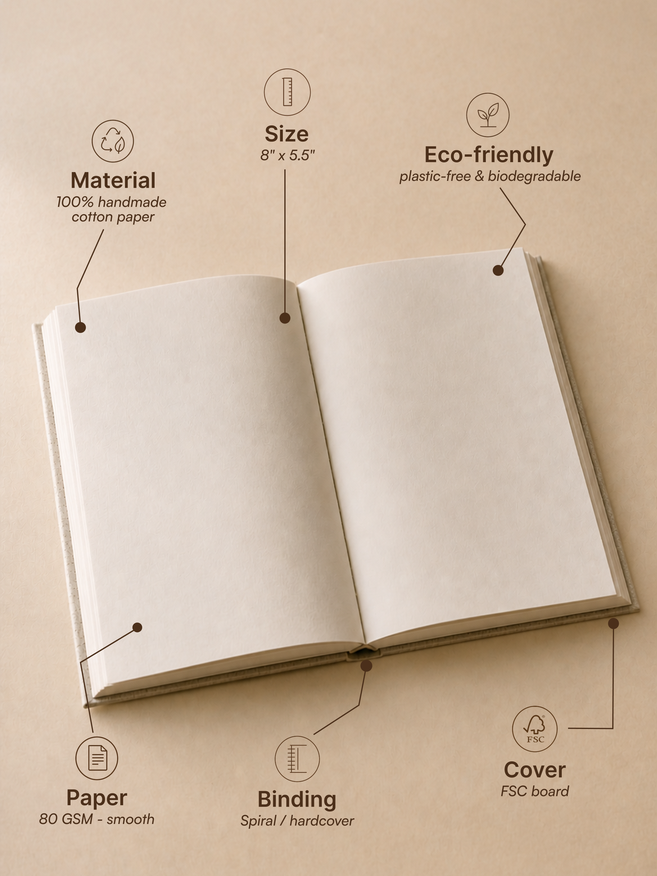 Wild Grass Notebook