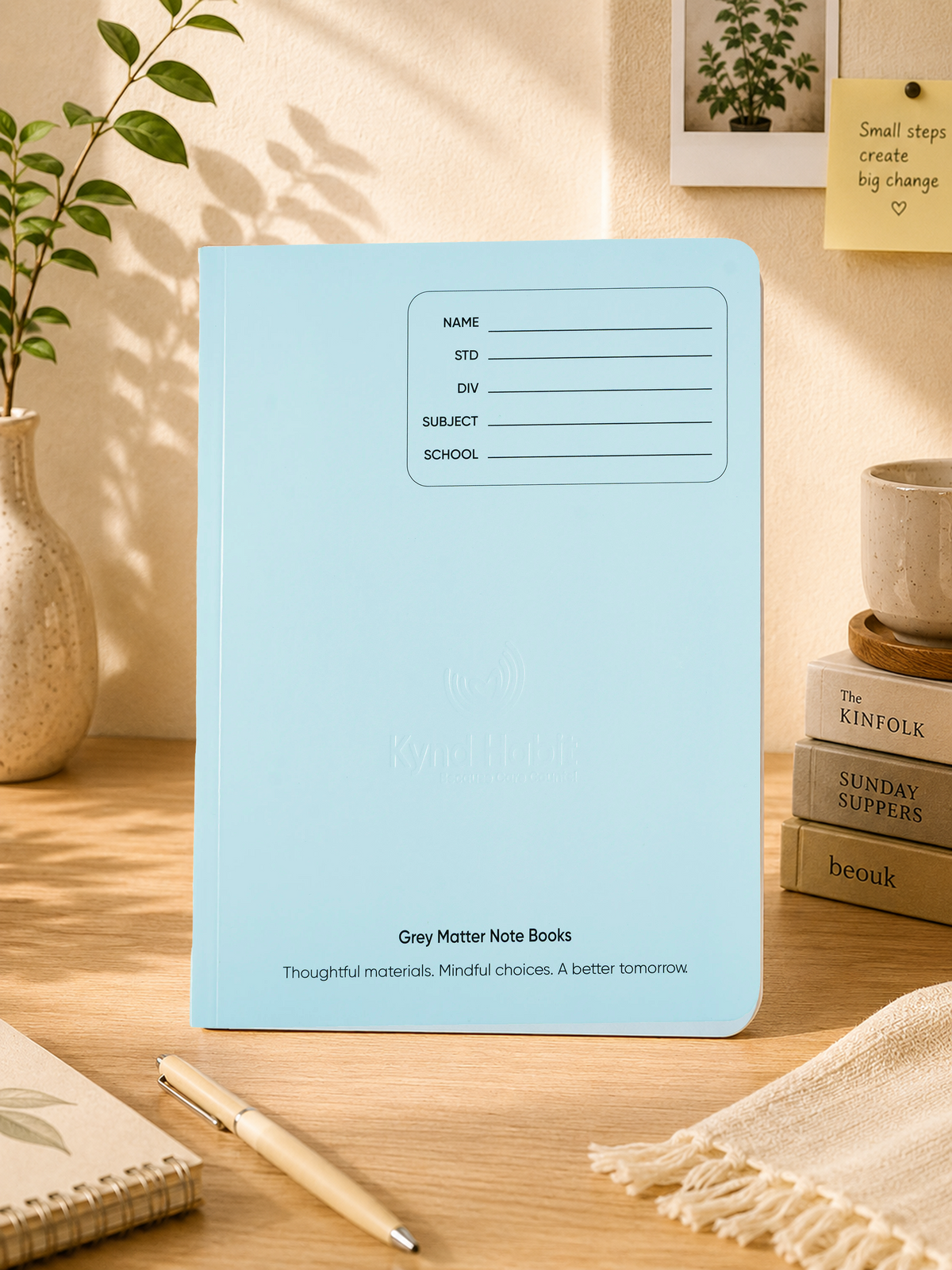 Grey Matter Notebook – Blue