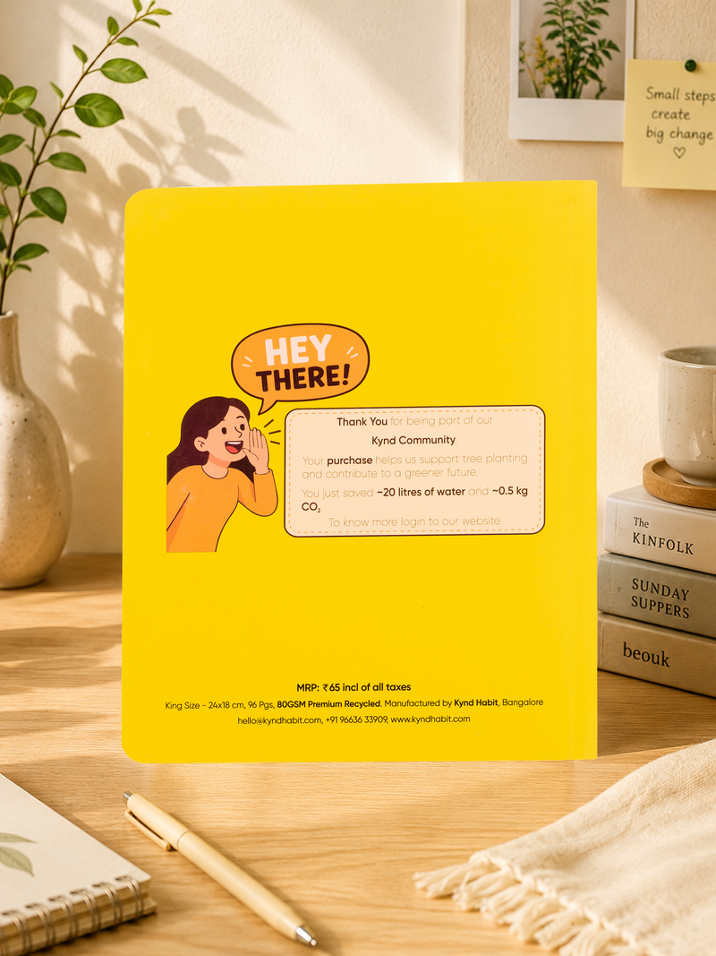 Grey Matter Notebook – Yellow