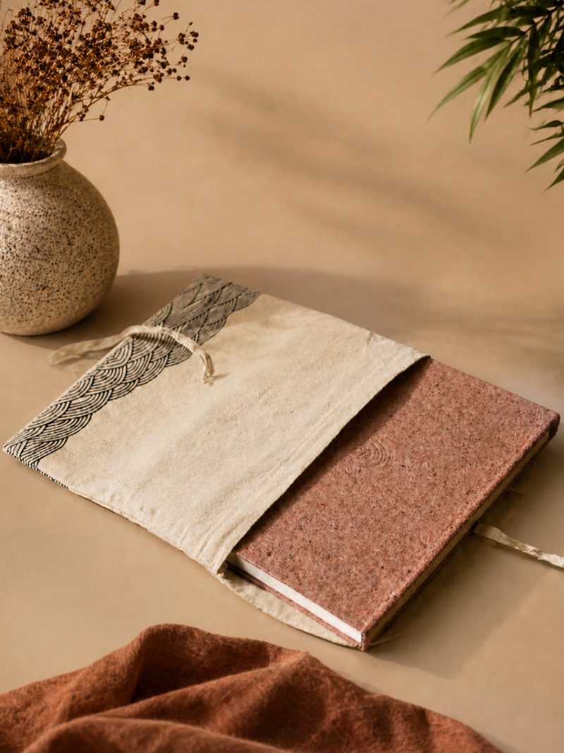 Handmade cotton Paper Notebook
