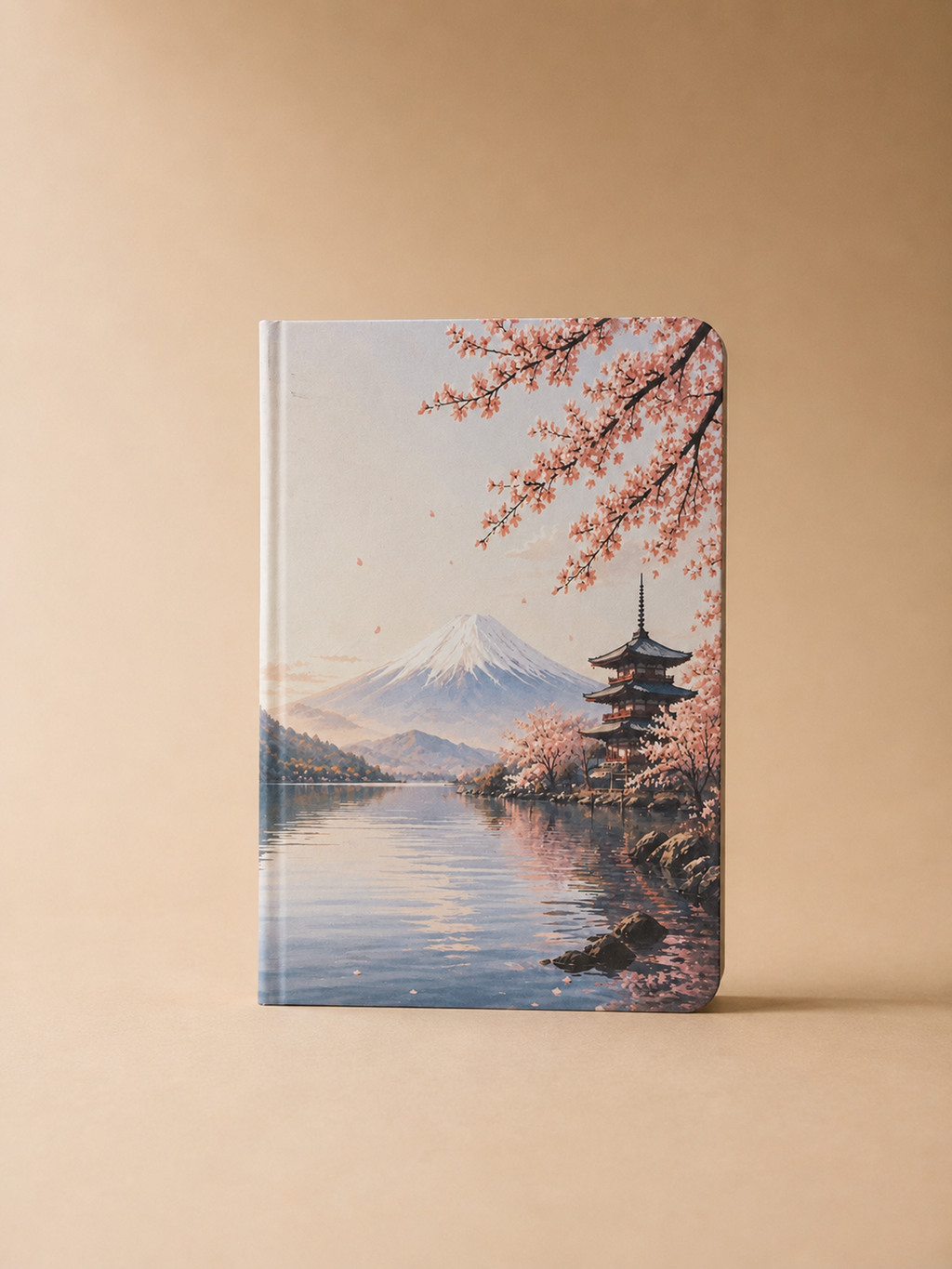 Japanese Abstract Notebook – Mountain
