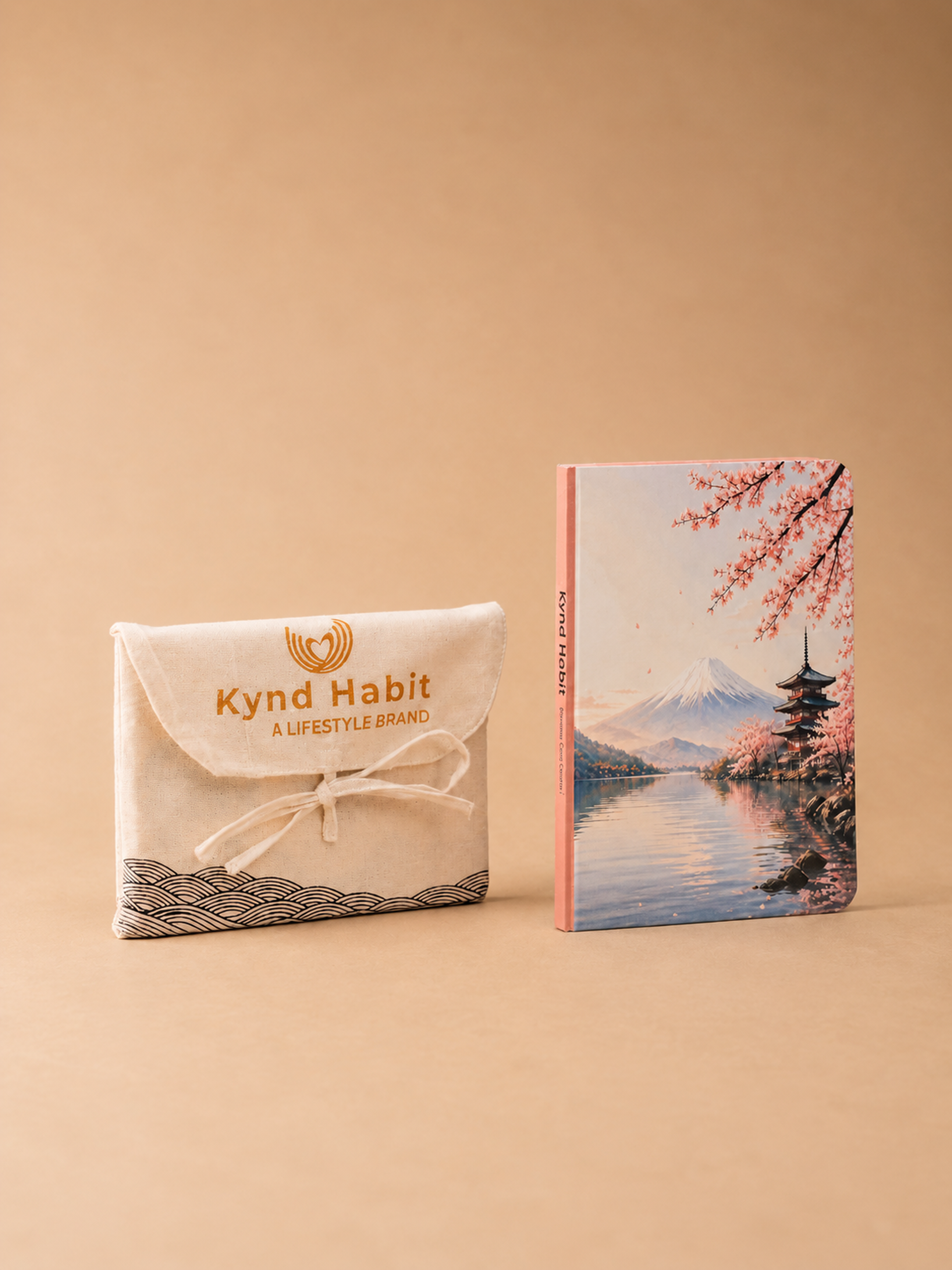 Japanese Abstract Notebook – Mountain