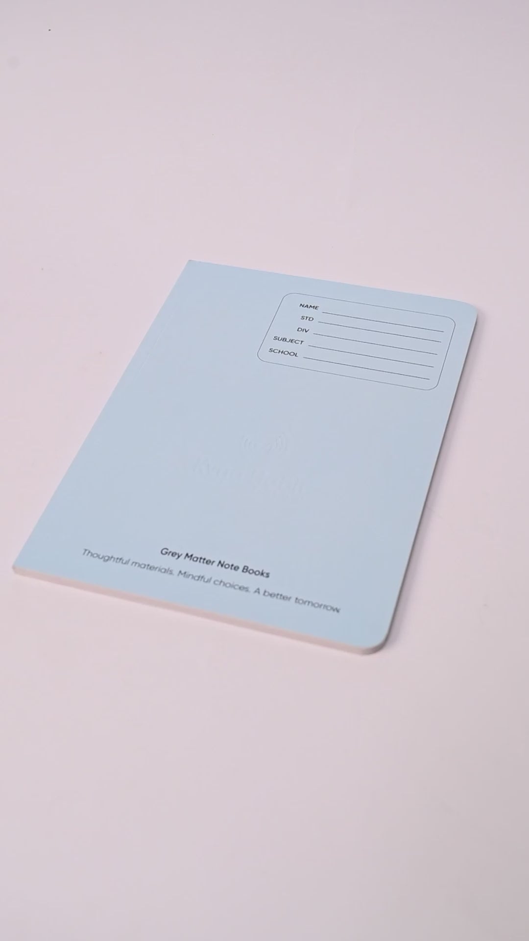 Grey Matter Notebook – Blue