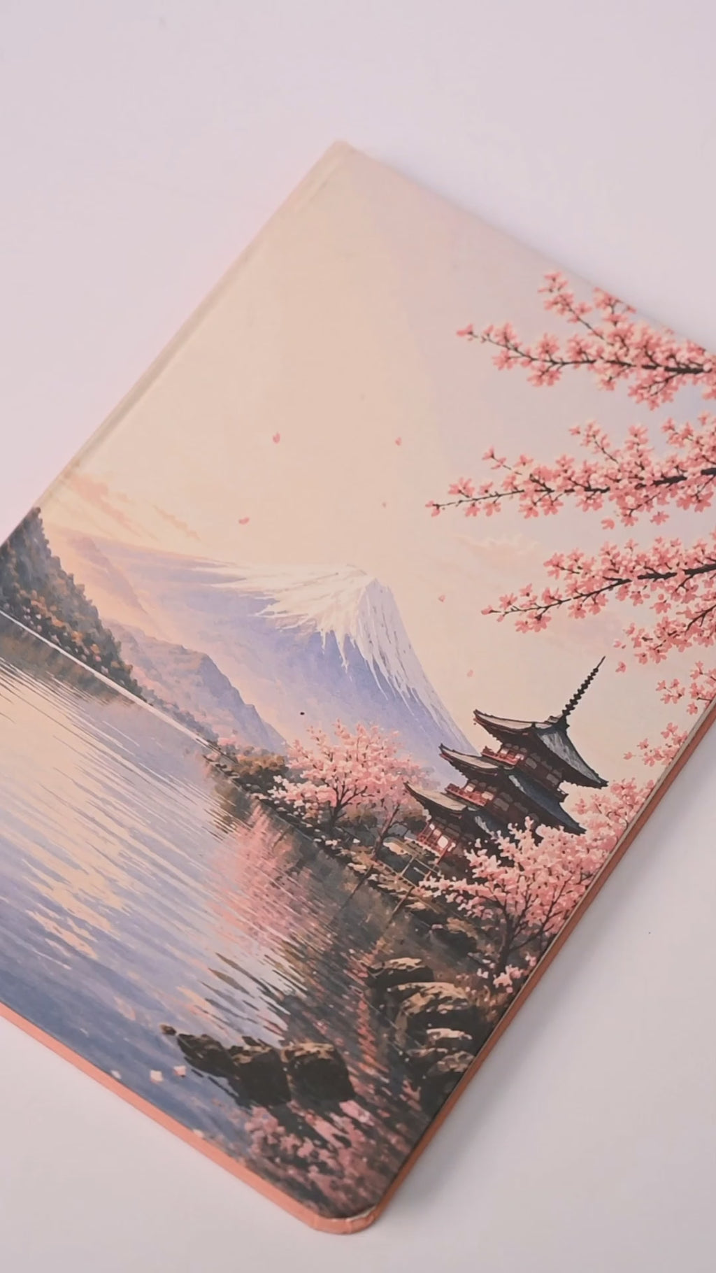Japanese Abstract Notebook – Mountain